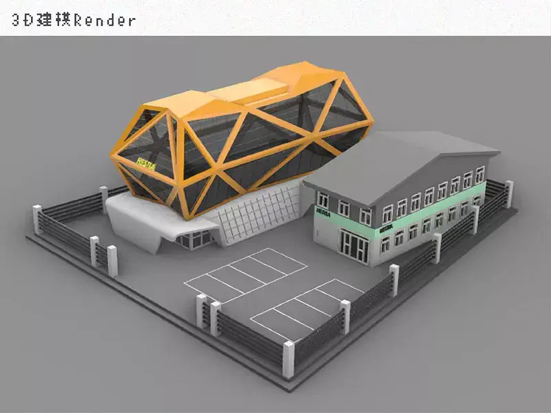HESTIA 赫斯緹亞鑽石實驗室建築模型